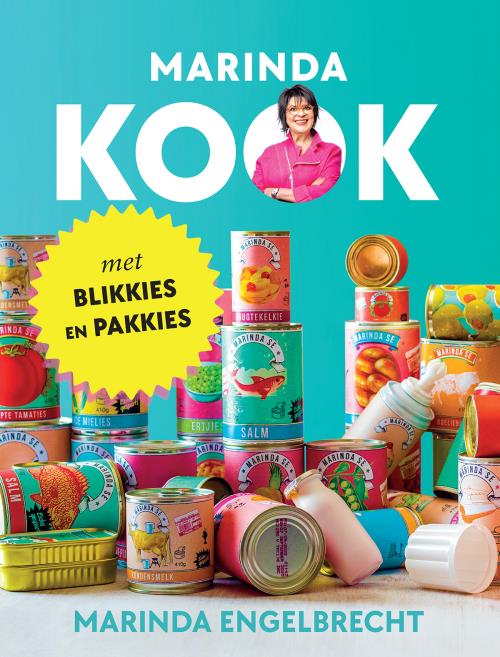 Marinda kook met blikkies en pakkies