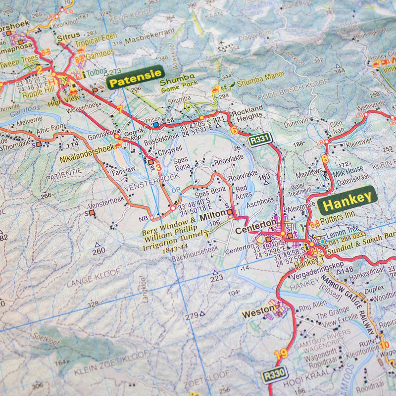 Baviaanskloof Mega-Reserve Map 5th Edition - Readers Warehouse