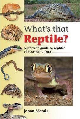 What's that reptile? Johan Marais